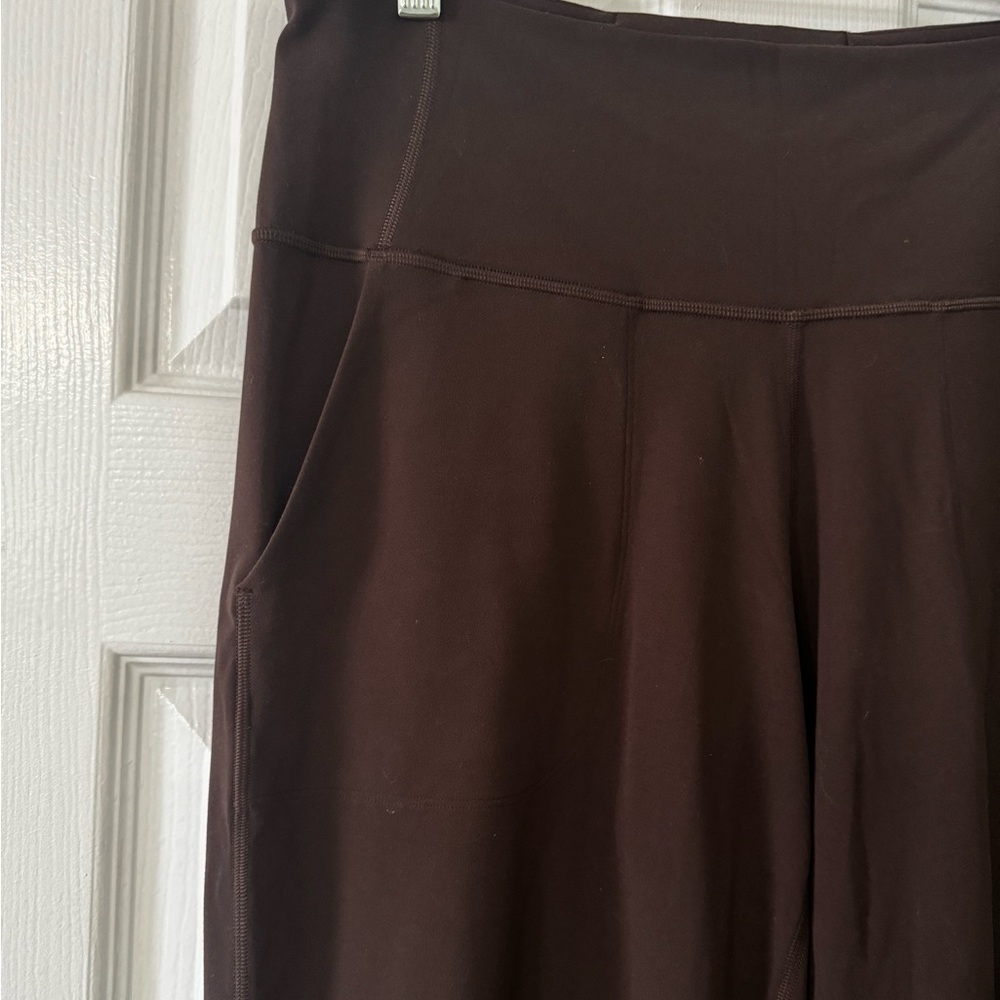 lululemon athletica Women's Wide-Leg Pants in Dark Brown - Picture 6 of 12